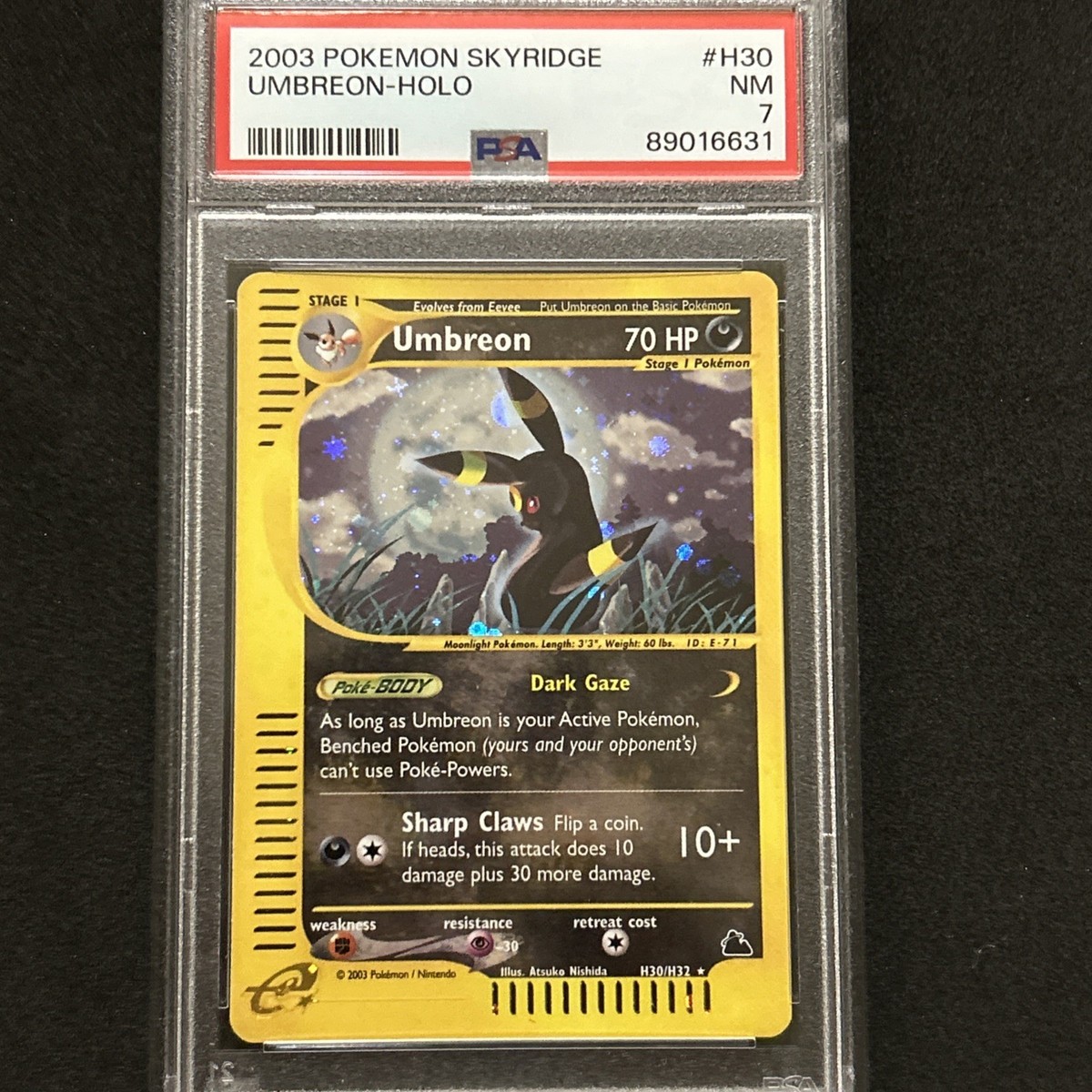 ポケモンカードUmbreon H30/H32 Umbreon H30/H32 Skyridge 2003 - English Version