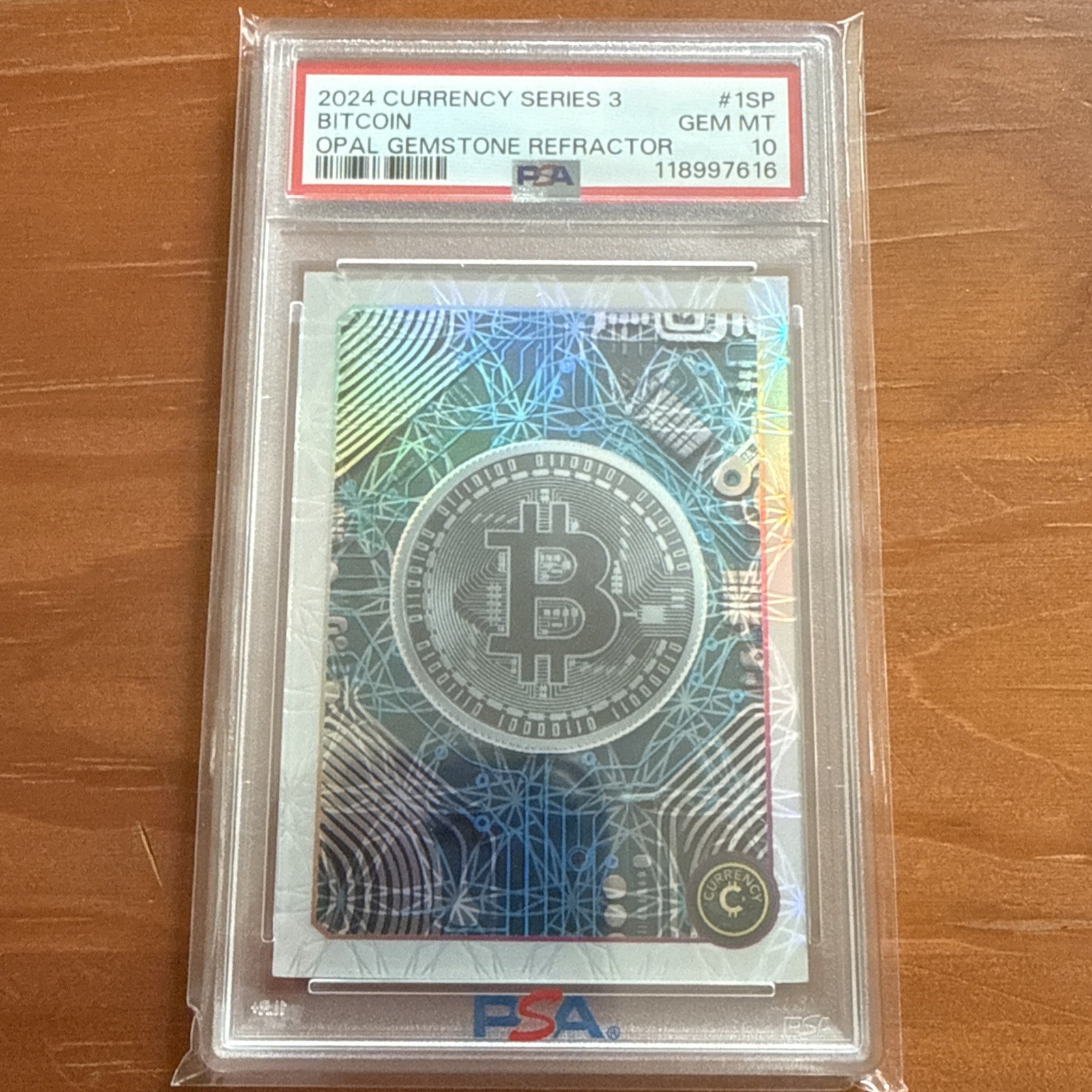 2024 PSA 10 Cardsmiths Currency Series 3  #1SP Bitcoin Opal 04/45 GEM MINT