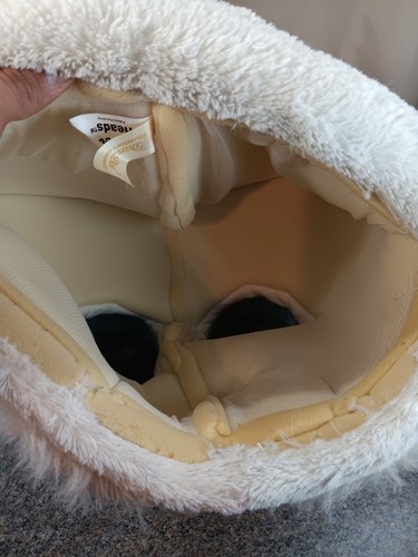 Easter Adult Dan Dee Greeter Maskimal White Rabbit Bunny Head Mask Costume - Picture 7 of 7
