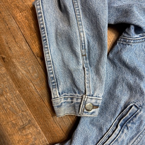 Giacca uomo vintage Harley Davidson jeans denim ricamato taglia media - Foto 10 di 10