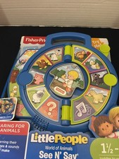 NEW Fisher-Price 2016 Little People World of Animals See 'n Say Interactive Toy