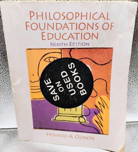 Philosophical Foundations of Education SC Howard Ozmon 2012 Pearson 9th edition - Imagen 1 de 3