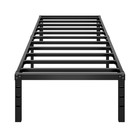 Metal Platform Bed Frame 14 Inch Tall,No Box Spring Needed,Twin Size Bed with...