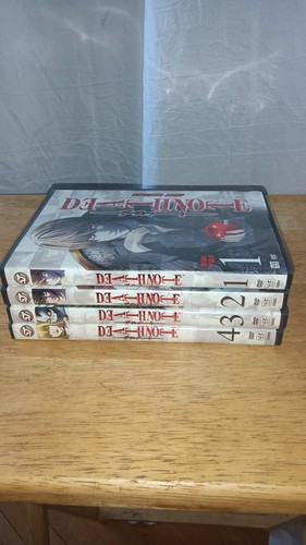 DEATH NOTE ANIME DVD 2007;VOLUME #1-4 - Picture 1 of 5