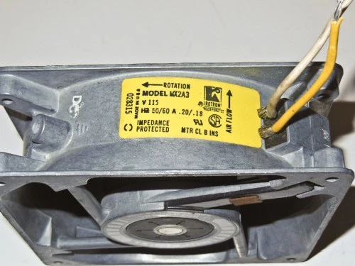 Rotron Muffin XL MX2A3 Aluminum Case 115VAC Fan Tested - Image 2 of 2