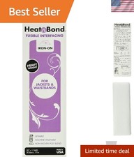 Heavyweight Fusible Interfacing 20"x36" - White, No Shifting, Quick Fuse