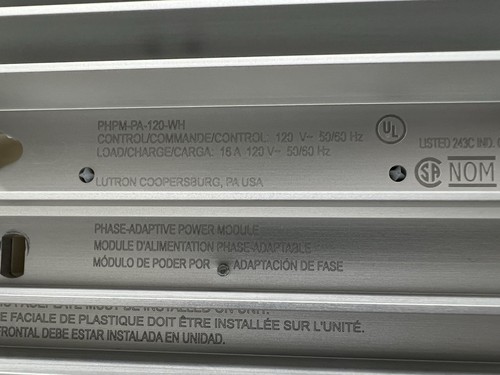 LUTRON PHPM-PA-120-WH Phase-Adaptive Power Module-Dimming Control ( PRICE FOR 1) - Picture 9 of 21
