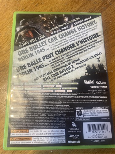 Sniper Elite 2 - Microsoft Xbox 360 - Case And Manual Only - Bild 2 von 4