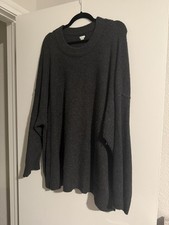 Aerie Cozyup Waffle Crew Sweater Size XL OVERSIZED Charcoal FREE SHIPPING