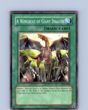 Yu-Gi-Oh TCG A Wingbeat Of Giant Dragon LOD-044 Unlimited Common Card NM