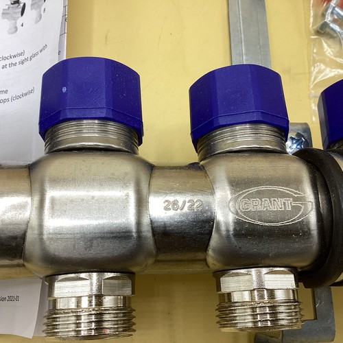 Grant UFLEX80 FUSSBODENHEIZUNGSVERTEILER 7 X 3/4 EURO F&F - Bild 4 von 8