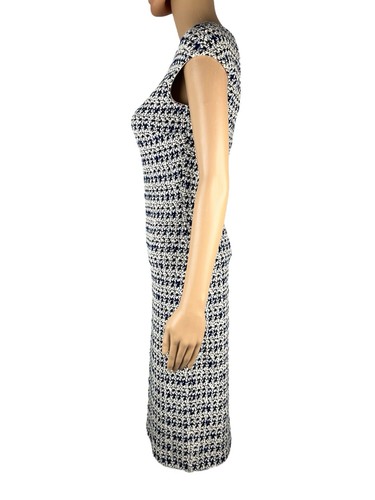 St John Collection Womens 0 Dress Midi Rayon Wool Blend Casual Formal Knit - Picture 3 of 15