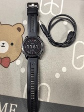 Garmin Fenix 7 Sapphire Solar GPS Sports Watch Carbon DLC Black - 47MM