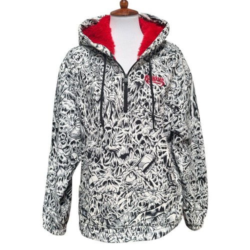 Lurking Class Sketchy Tank Stikker Madness Sherpa Zip Hoodie Skulls Womens Large - Picture 3 of 19