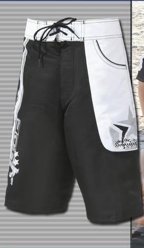 Jobe Black White Exceed Kids' Boardshort Wakeboard Swim Shorts