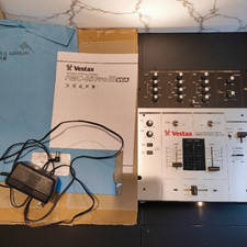 Vestax PMC-05 Pro   VCA 2Ch DJ Mixer w/ AC Adapter  Box Vintage Audio Used JPN