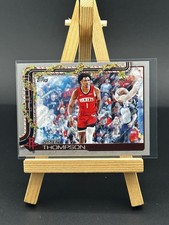 2025-26 Topps Holiday Silver Glitter Amen Thompson Houston Rockets #H141
