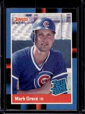 1988 Donruss Chicago Cubs Team Collection Mark Grace Rookie RC #40