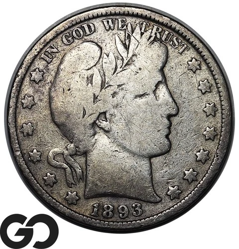 1893 Barber Half Dollar