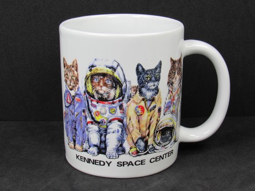 Prints of Tails Kennedy Space Center Astronaut Cats Mug Cup - Picture 2 of 11
