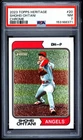 2023 TOPPS HERITAGE CHROME #20 SHOHEI OHTANI 169/999 PSA 7