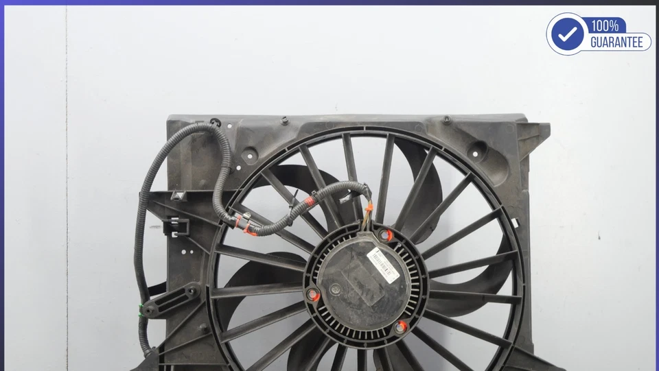 04-09 Conjunto ventilador radiador motor Jaguar XJ8 XJR Vanden Plas X350 Foto 2 de 4