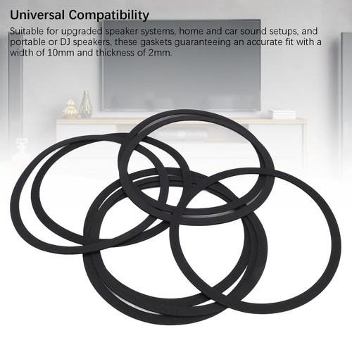 .›Speaker Sealing Speaker Mounting Gasket Non Slip For Repair Improvement - Picture 2 of 22