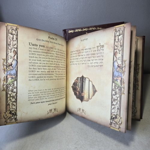 Tehiliim THE PSALMS & PROVERBS Of King Solomon Hebrew Holy Land Coffee Book Set - Imagen 10 de 13