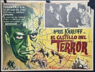 THE TERROR BORIS KARLOFF JACK NICHOLSON ROGER CORMAN MEXICAN LOBBY CARD