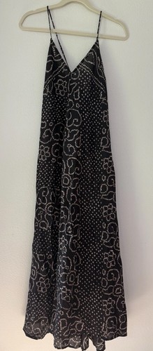 XíRENA Twila Dress A-line Cotton Tie Back Dress Size Large - Picture 2 of 5