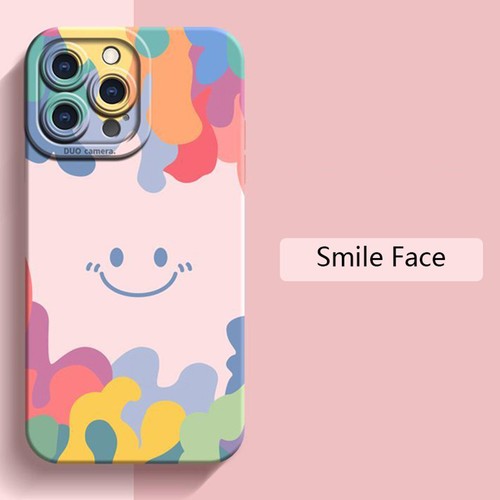 Luxury Ice Cream Smile Face Case For iPhone 16 15 14 13 12 11 Pro Max Mini X XS - Imagen 20 de 102