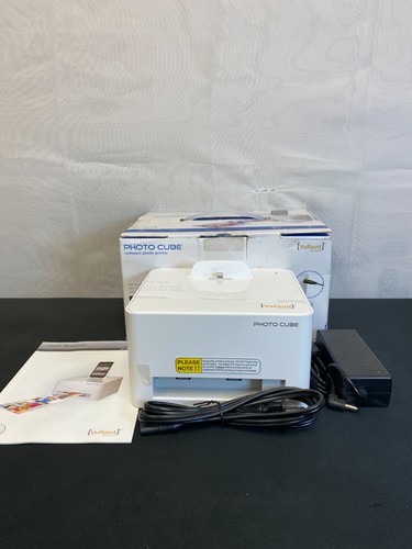 Vupoint IP-P28-VP White Compact Cube Photo Printer With User Manual - Picture 1 of 12