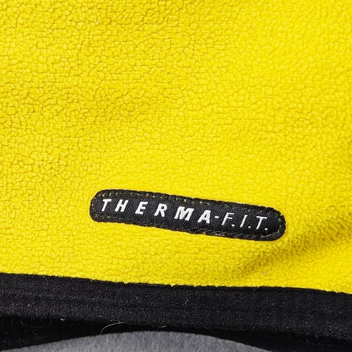 Nike Town Fleece Weste Herren XL Therma Fit Gelb Vintage Made in Taiwan Full Zip - Bild 6 von 15