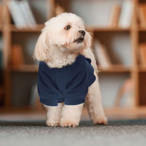 Clásico Cálido Perro Ropa Pullover Cachorro Mascota Ropa para Perro Sudaderas con Capucha Sudadera - Imagen 7 de 14