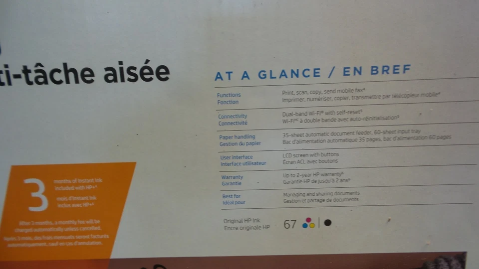 NIOB SEALED HP Deskjet 4155e All-In-One Inkjet Printer L@@K - Image 4 of 4