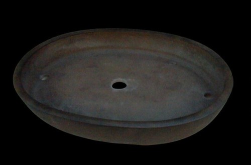 Japanische Bonsaischale TOKONAME KOKUDEI unglasiert oval extra groß B47cm ZENIGO - Bild 3 von 7