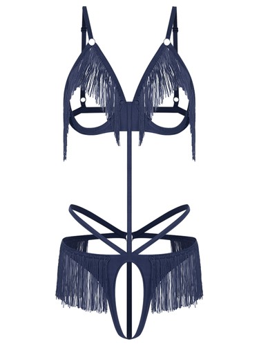 Damen Nachtwäsche Schlafanzug Dessous Offener Jumpsuit Stringbody Overall Sexy - Picture 53 of 102