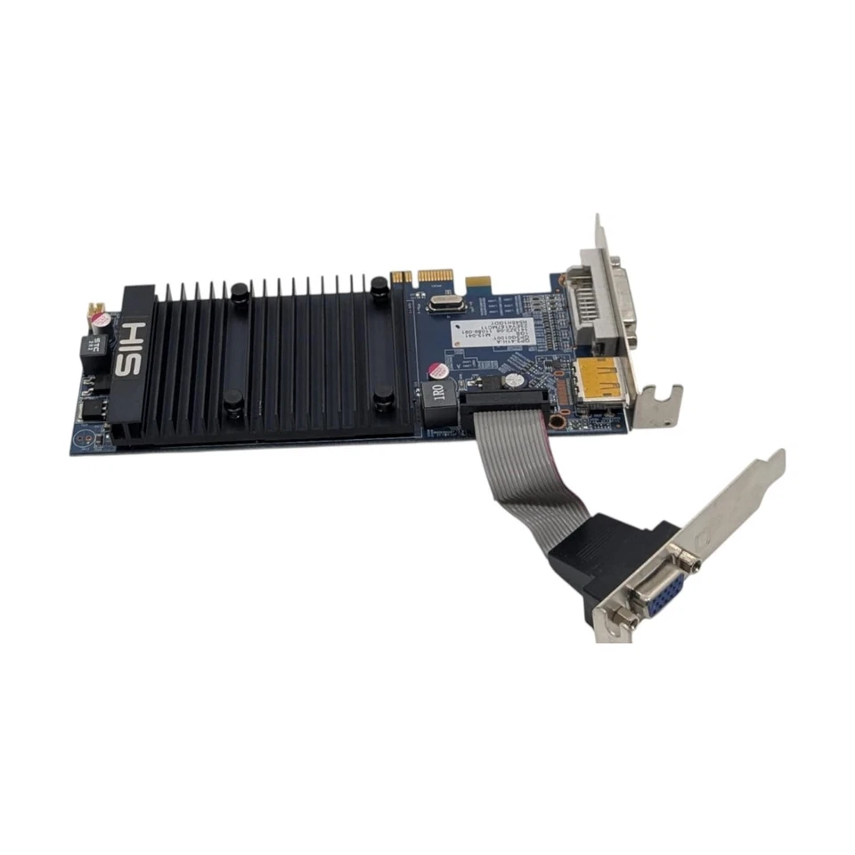 HIS ATI Radeon HD 5450 1GB DDR3 PCIE Video Card QP3-41H-A QP3G01001 - Image 3 of 4