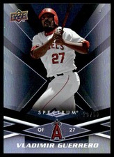 2009 Upper Deck Spectrum Black Vladimir Guerrero 10/50 #47