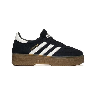 Chaussures hommes Adidas Handball Spezial JR7438 Blanc-Marron - Photo 1/4
