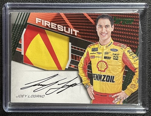 Joey Logano 2017 Panini Torque #JFS-JL Jumbo Feuerwehranzug Patch Auto grün 15/15