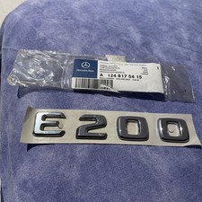200E Schriftzug Emblem Auto Chrom Aufkleber Mercedes W124 E-Klasse A1248175415 200E Schriftzug Emblem Auto Chrom Aufkleber Mercedes W124 E-Klasse A1248175415