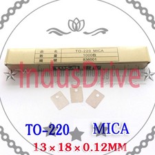 TO220 TO-220 Power Transistor MICA Insulator Stiff Transparent x 1000PCS NEW