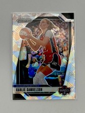 2024 Panini Prizm WNBA Karlie Samuelson #82 Cracked Ice Prizm Washington Mystics