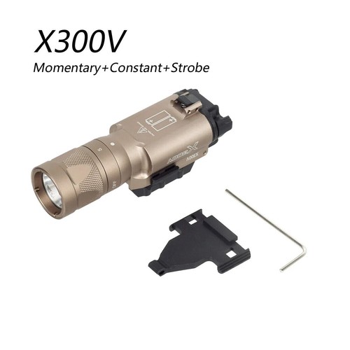 Metal Tactical X300 Ultra Pistol Torch X300U X300U-B XH35 LED Flashlight Hunting - Picture 20 of 39