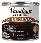 Varathane 358322 Premium Gel Stain Half Pint Black for Wood Cabinets Furniture