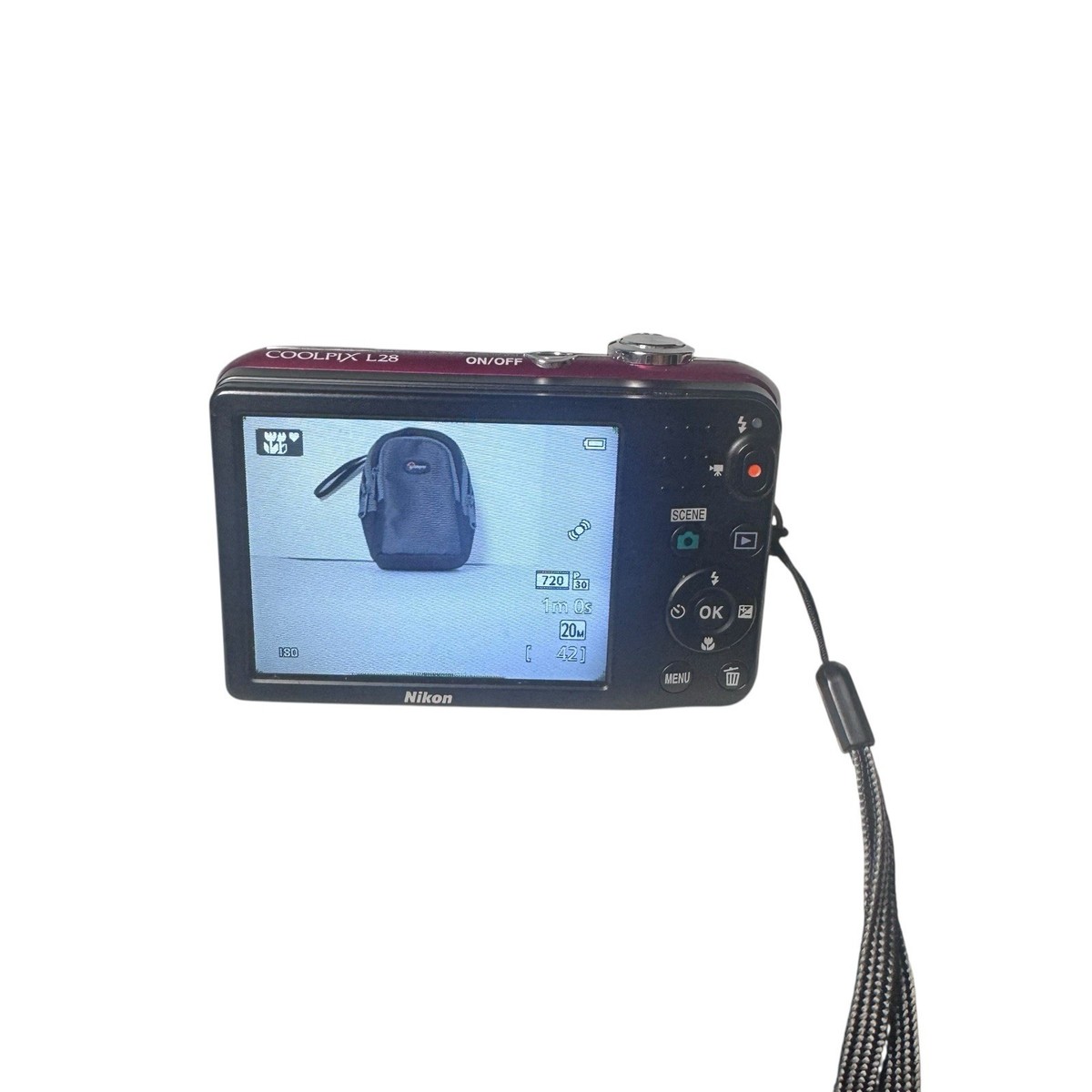 Nikon COOLPIX L28 20.1MP Digital Camera - Red for sale