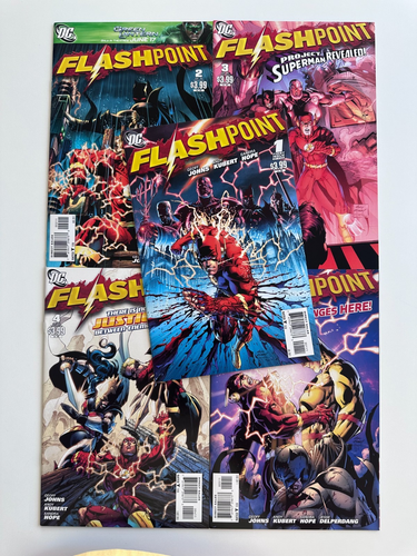 Juego Flashpoint # 1 2 3 4 5 2011 DC Comics casi nuevo/m - Imagen 1 de 24