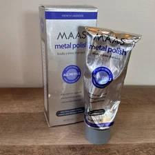 MAAS Fine Polishing Creme For All Metal 4 Oz Concentrated Clean Protect 86% Full