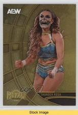 2025 Skybox Metal Universe AEW All Elite Wrestling Thunder Rosa #71 READ 01j2